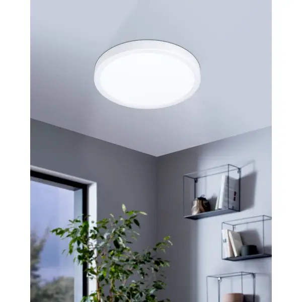 Подвесной светильник Eglo 99265 Fueva LED 1x20W 3000K 2300Lm IP44 белый - фото №2