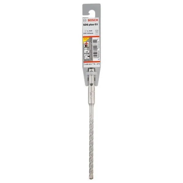 Бур Bosch 2608833778 SDS-Plus-5X 6x100x160мм - фото №1 Бур Bosch 2608833778 SDS-Plus-5X 6x100x160мм - фото №1