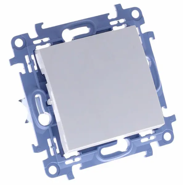 Одинарний натискний вимикач Kontakt Simon Simon 10 CP1.01/11 (білий) - фото №1