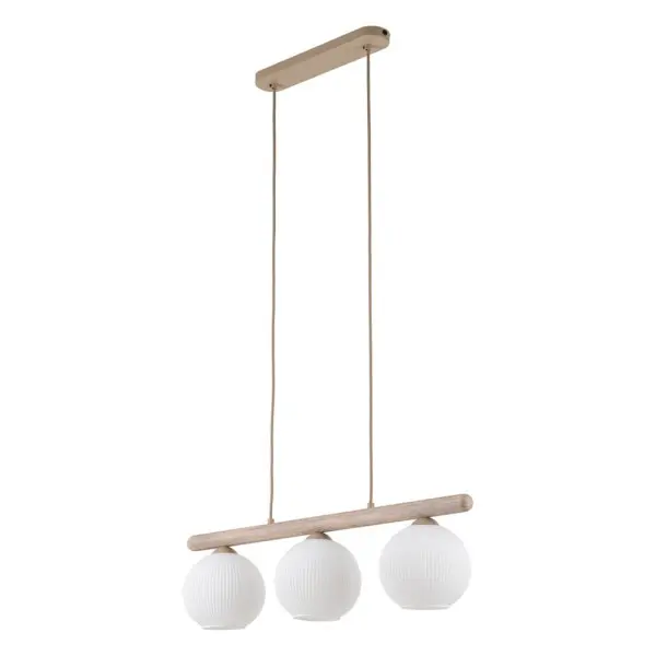 Подвесной светильник, люстра TK Lighting 11079 Virlo E14 3x10W IP20 бежевый