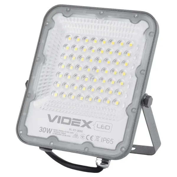 LED прожектор Videx Premium F2 30Вт 5000K (VL-F2-305G)