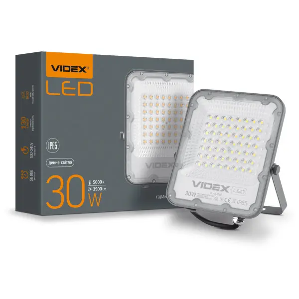 LED прожектор Videx Premium F2 30Вт 5000K (VL-F2-305G) - фото №2