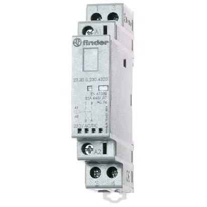 Контактор Finder 2NO 25A 24В AC/DC (223200244320) Контактор Finder 2NO 25A 24В AC/DC (223200244320)