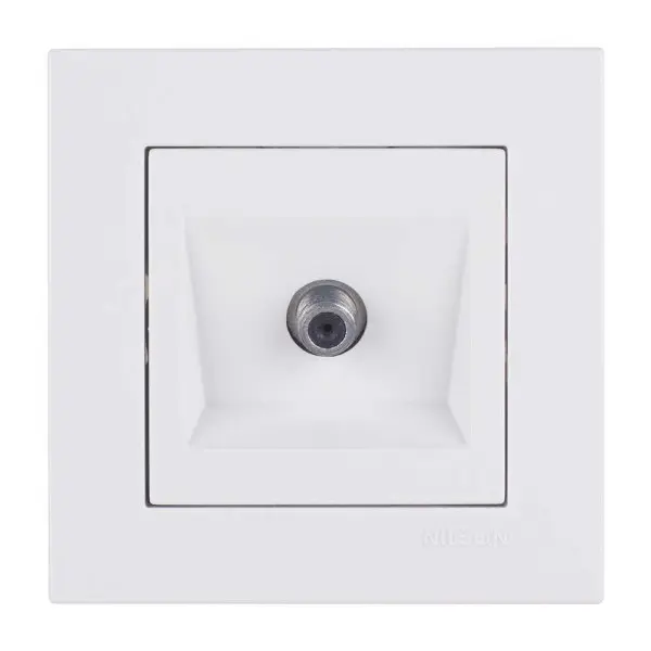 Розетка Nilson Moda біла ТВ-SAT F-роз'єм ( 21112065 )