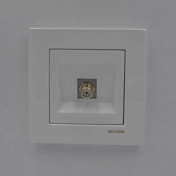 Розетка Nilson Moda біла ТВ-SAT F-роз'єм ( 21112065 ) - фото №1