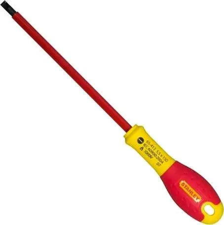 Прорезиненная отвертка Stanley FatMax VDE 1000V SL5.5x150 Прорезиненная отвертка Stanley FatMax VDE 1000V SL5.5x150