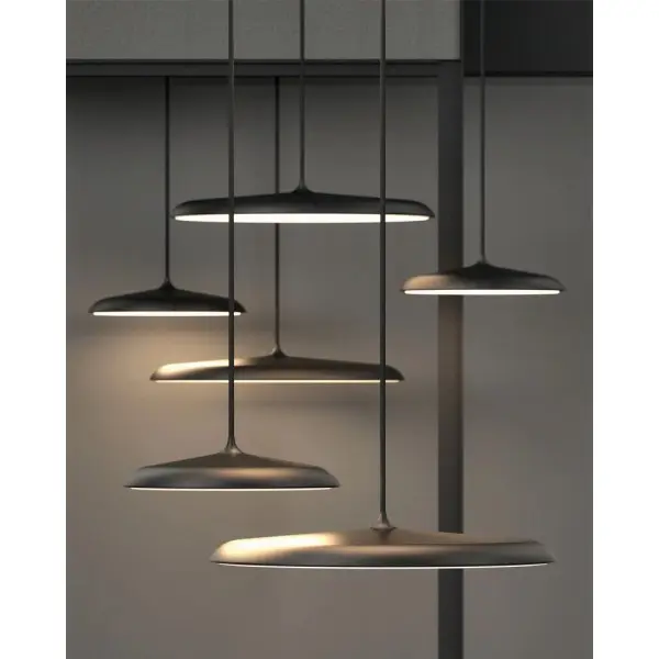 Підвісний світильник, люстра Nordlux 2420203003 Artist LED 1x14W 3000K 1000Lm IP20 чорний - фото №2 Підвісний світильник, люстра Nordlux 2420203003 Artist LED 1x14W 3000K 1000Lm IP20 чорний - фото №2