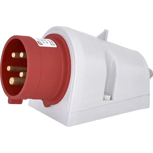 Настенная силовая вилка с реверсом фаз ETI 004482064 EPO-1653 IP44 (16A 400V 3P+N+PE)
