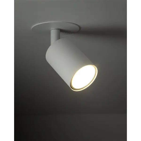 Світильник поворотний, спот TK Lighting 10802 Nex GU10 1x10W IP20 білий - фото №1