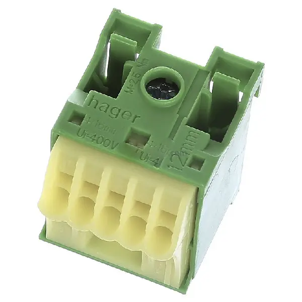 Блок Hager KN06E PE-клемма 1x16мм2+5x4мм2 - фото №5