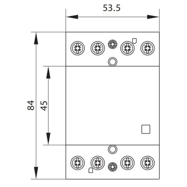 Контактор ETI 002464024 RD 40-04 (230V AC/DC) (AC1) - фото №1