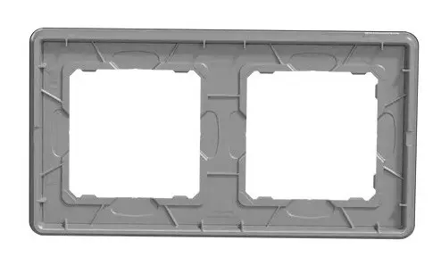 Рамка двойная Schneider Electric Sedna Elements искусственное черное стекло SDD361802 - фото №3
