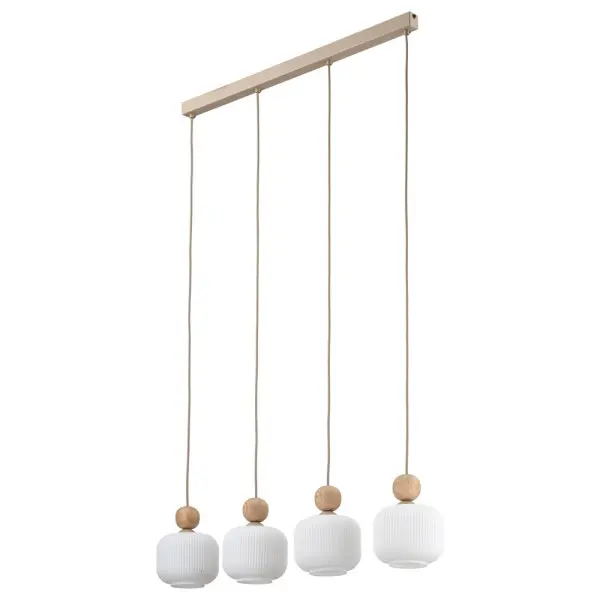 Підвісний світильник, люстра TK Lighting 11051 Ballo E14 4x10W IP20 бежевий Підвісний світильник, люстра TK Lighting 11051 Ballo E14 4x10W IP20 бежевий