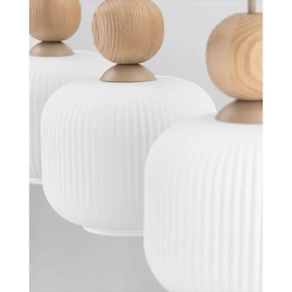 Підвісний світильник, люстра TK Lighting 11051 Ballo E14 4x10W IP20 бежевий - фото №3 Підвісний світильник, люстра TK Lighting 11051 Ballo E14 4x10W IP20 бежевий - фото №3
