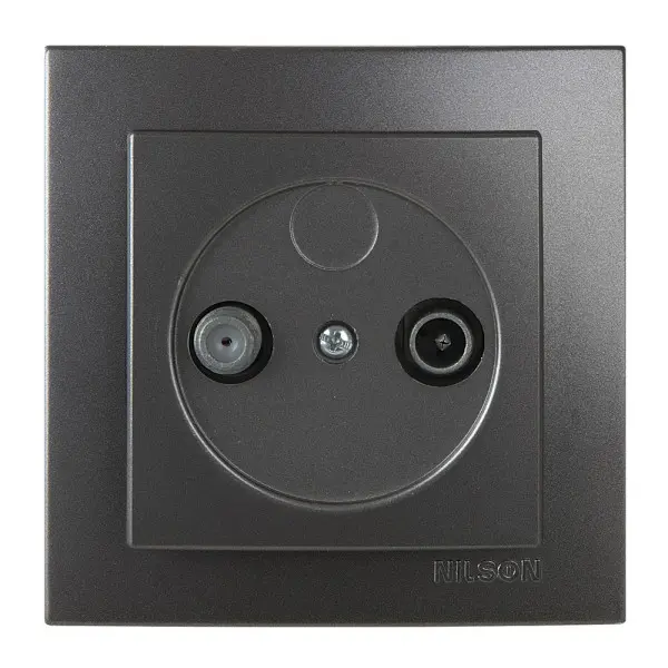 Розетка Nilson Touran антрацит TV-SAT ( 24161037 )