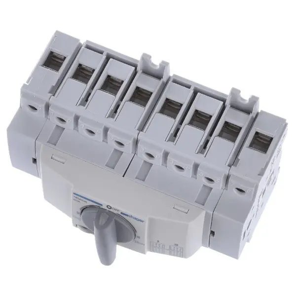 Перемикач Hager HIM406 I-0-II 63А 400/690В 4P 8м - фото №4