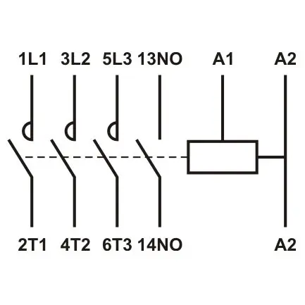 Магнітний пускач Promfactor FC-2/25А 1NO AC48В (FC20025048) - фото №3