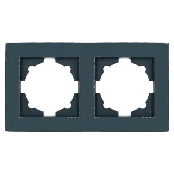 Рамка ELBI VEGA Colorline темно-синяя 2-на (510-012110-226) Рамка ELBI VEGA Colorline темно-синяя 2-на (510-012110-226)