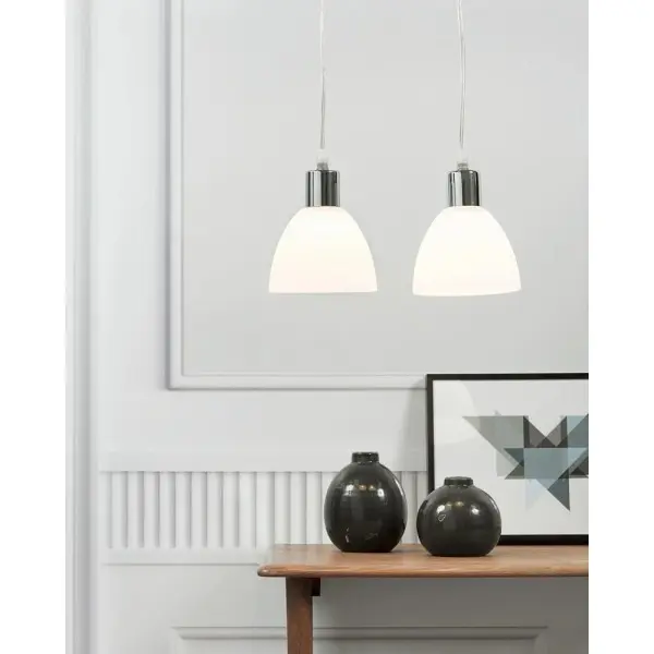 Підвісний світильник, люстра Nordlux 63233033 Ray E14 2x40W IP20 хром - фото №2 Підвісний світильник, люстра Nordlux 63233033 Ray E14 2x40W IP20 хром - фото №2