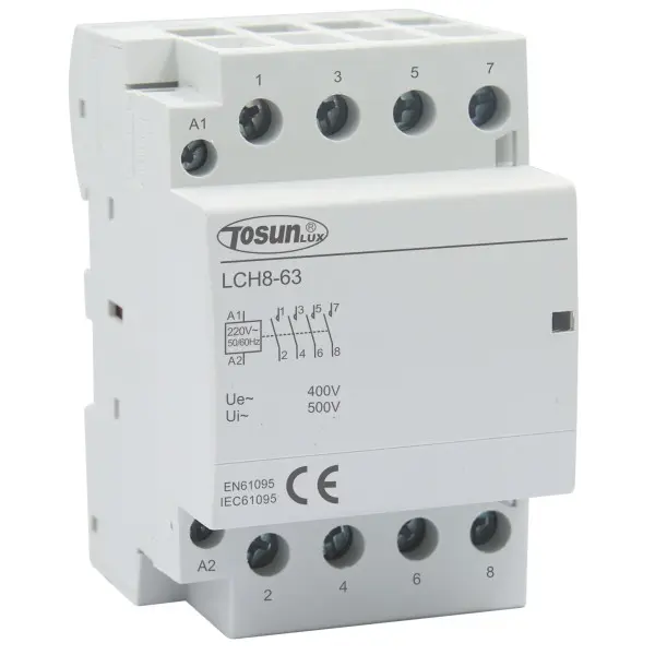 Модульный контактор TOSUNlux LCH8-40 3NO+1NC 4P 40A (6931934219302) Модульный контактор TOSUNlux LCH8-40 3NO+1NC 4P 40A (6931934219302)