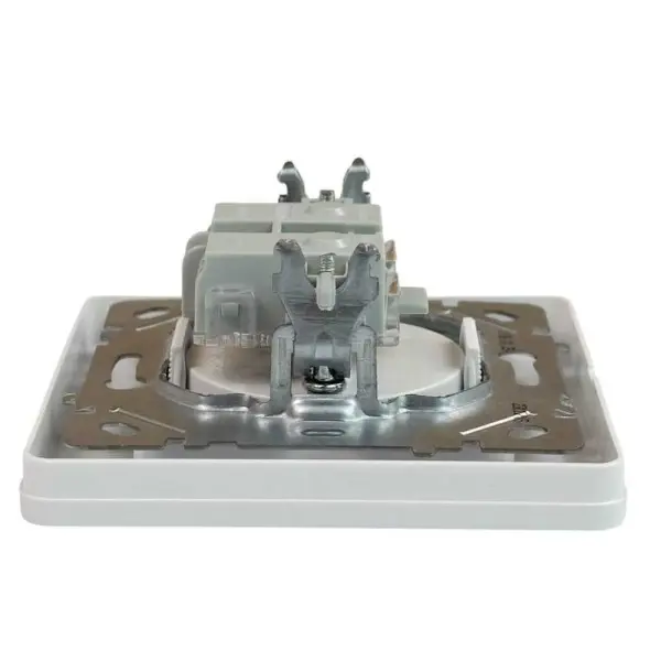 Розетка Nilson Selene біла 1-на без заземлення ( 23111015 ) - фото №3