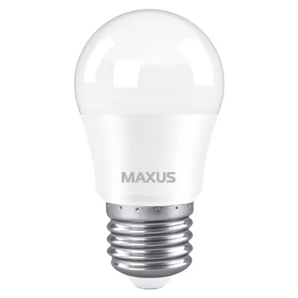 Світлодіодна лампа Maxus G45 5Вт 3000K 220В E27 (1-LED-741) Світлодіодна лампа Maxus G45 5Вт 3000K 220В E27 (1-LED-741)