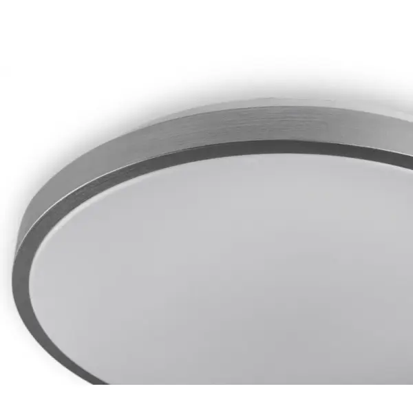 Матовий світильник Vestum RING 30Вт 395x60мм 4000К срібло - фото №1