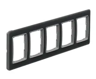 Рамка 5-постовая Schneider Electric Sedna Elements искусственное матовое стекло SDD362805 - фото №1