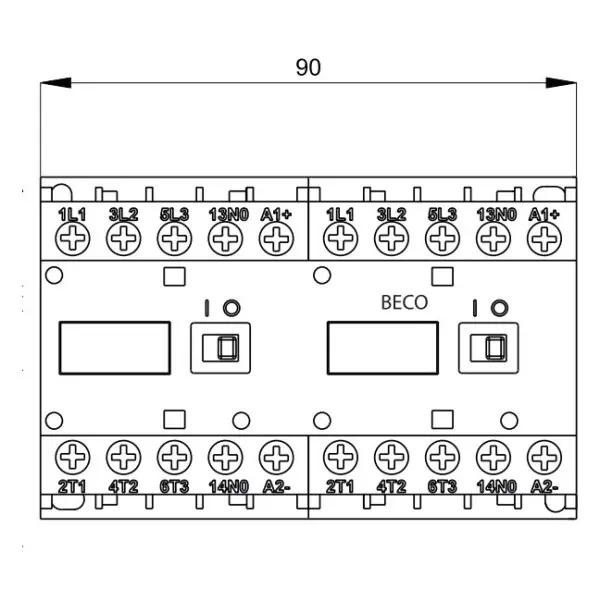 Контактор ETI 004641613 CEI 7.01 230V AC - фото №1