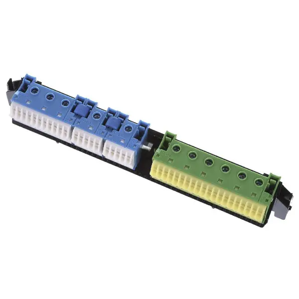 Шини (з утримувачем) РЕ та N Hager VZ464 для 4-рядних щитків Volta - фото №4