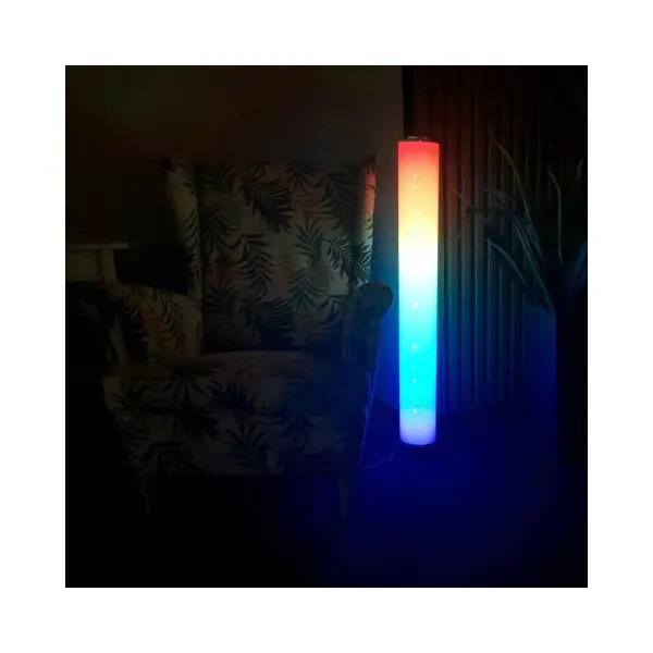 Торшер Goldlux 325341 Stella Led 1x12W 3000K+RGB IP20 Белый - фото №3
