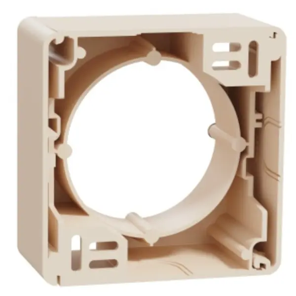 Установочная коробка наружного монтажа Schneider Electric Sedna Design бежевая SDD112901 Установочная коробка наружного монтажа Schneider Electric Sedna Design бежевая SDD112901