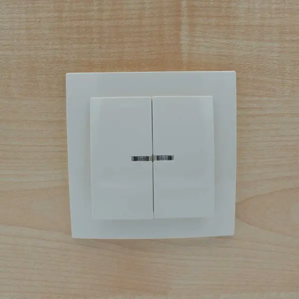 Выключатель Nilson Touran кремовый 2кл с подсветкой ( 24121004 ) - фото №3