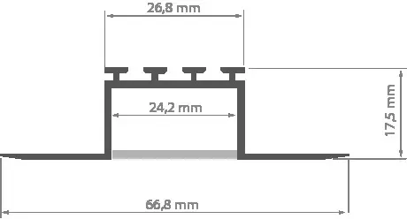 LED-профіль KLUS KOZUS, 1 метр - фото №4 LED-профіль KLUS KOZUS, 1 метр - фото №4