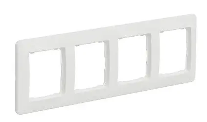 Рамка четырехместная Schneider Electric Sedna Design белая SDD311804 - фото №1 Рамка четырехместная Schneider Electric Sedna Design белая SDD311804 - фото №1