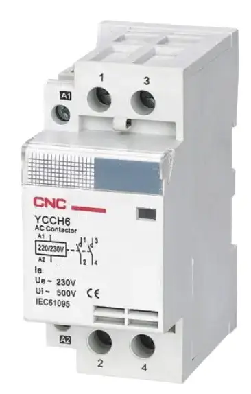Модульный контактор CNC YCCH6-40 4Р 220В 4NO (Б00029042) Модульный контактор CNC YCCH6-40 4Р 220В 4NO (Б00029042)