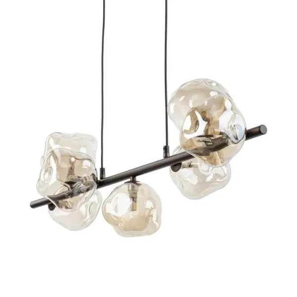 Подвесной светильник, люстра TK Lighting 11033 Lava G9 7x8W IP20 коричневый - фото №4 Подвесной светильник, люстра TK Lighting 11033 Lava G9 7x8W IP20 коричневый - фото №4