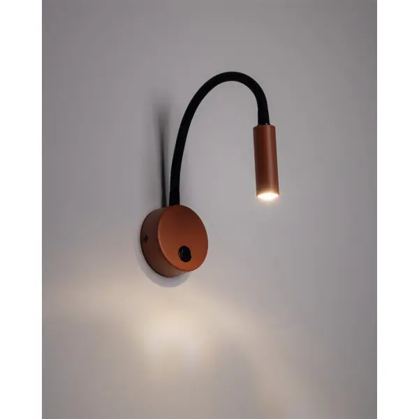 Бра, настенный светильник TK Lighting 11448 Lagos G9 1x8W IP20 кирпичный - фото №1