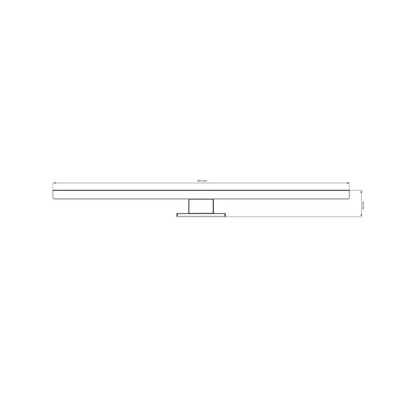 Светильник подсветка для зеркала Goldlux 328601 Samos Led 90 1x15W 4000K 1650Lm IP44 Черный - фото №3 Светильник подсветка для зеркала Goldlux 328601 Samos Led 90 1x15W 4000K 1650Lm IP44 Черный - фото №3