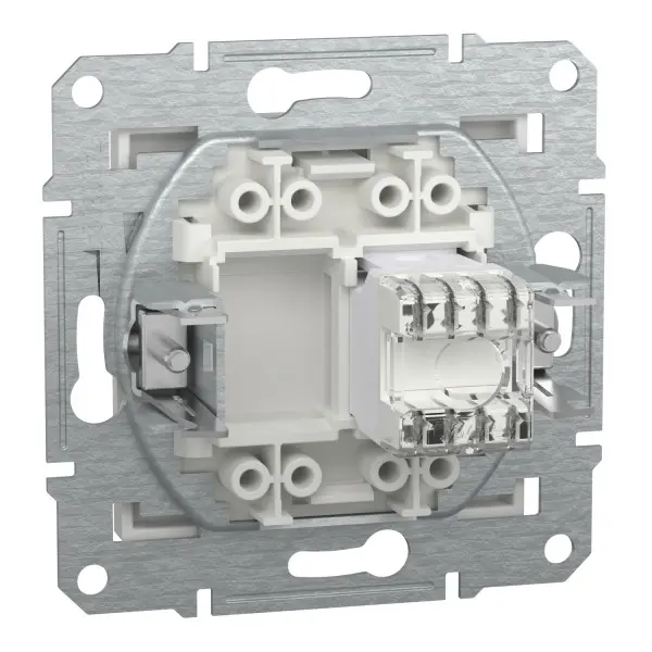Комп'ютерна розетка RJ45 UTP cat.6 Schneider Electric Asfora без рамки біла (EPH4770121) - фото №2 Комп'ютерна розетка RJ45 UTP cat.6 Schneider Electric Asfora без рамки біла (EPH4770121) - фото №2