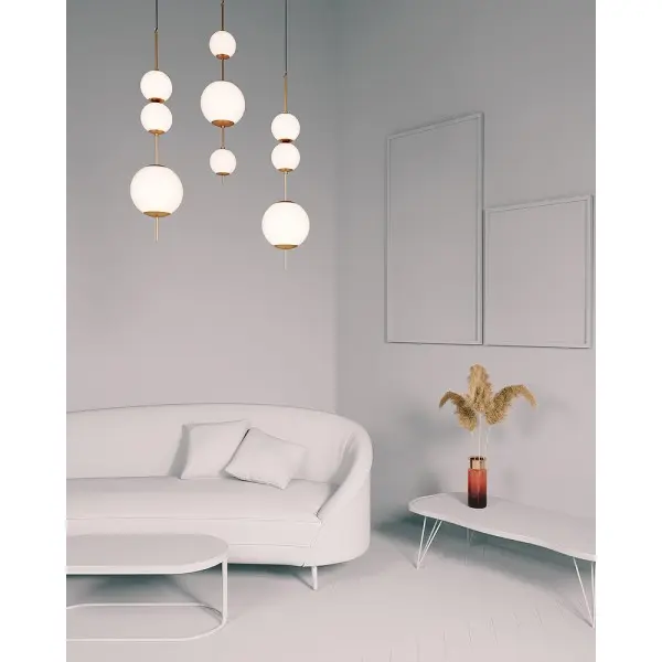 Подвесной светильник, люстра Pikart 24905-3 Bubbles 1 LED 1x10W 4000K IP20 латунный - фото №1