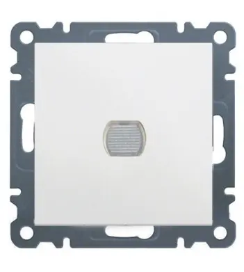 Світлорегулятор натискний з підсвічуванням WL4030 Lumina-2, білий, Hager