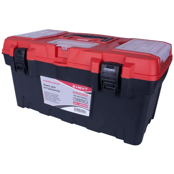 Ящик для инструментов E.Next e.toolbox.pro.10, 19" 490x260x246мм (t011010)