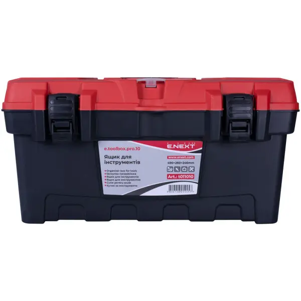 Ящик для инструментов E.Next e.toolbox.pro.10, 19" 490x260x246мм (t011010) - фото №4