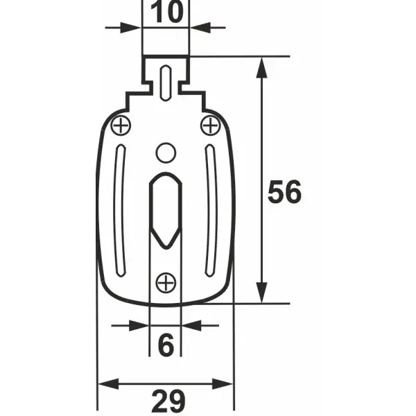 Предохранитель ножевой с плавкой вставкой Promfactor NF0.125A 500В 120kA - фото №1