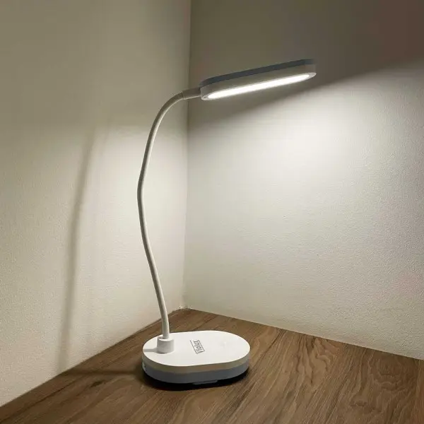 Настольная лампа с аккумулятором LED LINERA 5W 4200К голубая Violux ( 540703 ) - фото №1