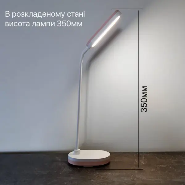 Настольная лампа с аккумулятором LED LINERA 5W 4200К голубая Violux ( 540703 ) - фото №5