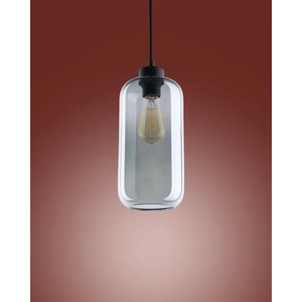 Подвесной светильник, люстра TK Lighting 2077 Marco E27 1x15W IP20 дымчатый - фото №2 Подвесной светильник, люстра TK Lighting 2077 Marco E27 1x15W IP20 дымчатый - фото №2