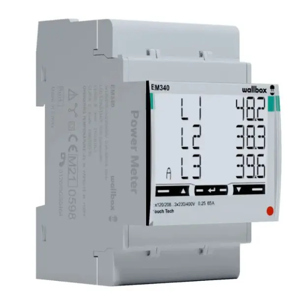 Модуль балансування потужності Wallbox PowerBoost 3 фази 63А (MTR-3P-65A) Модуль балансування потужності Wallbox PowerBoost 3 фази 63А (MTR-3P-65A)