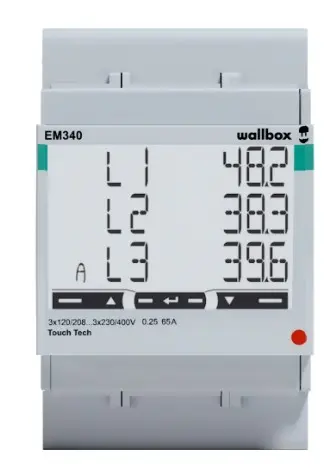 Модуль балансування потужності Wallbox PowerBoost 3 фази 63А (MTR-3P-65A) - фото №1 Модуль балансування потужності Wallbox PowerBoost 3 фази 63А (MTR-3P-65A) - фото №1